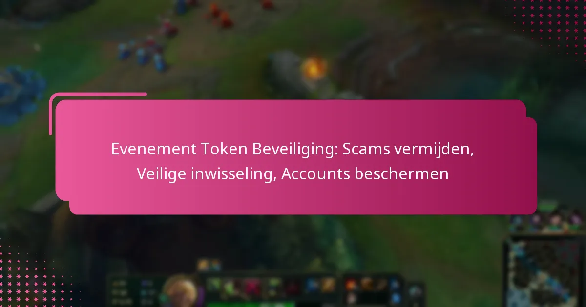 Evenement Token Beveiliging: Scams vermijden, Veilige inwisseling, Accounts beschermen