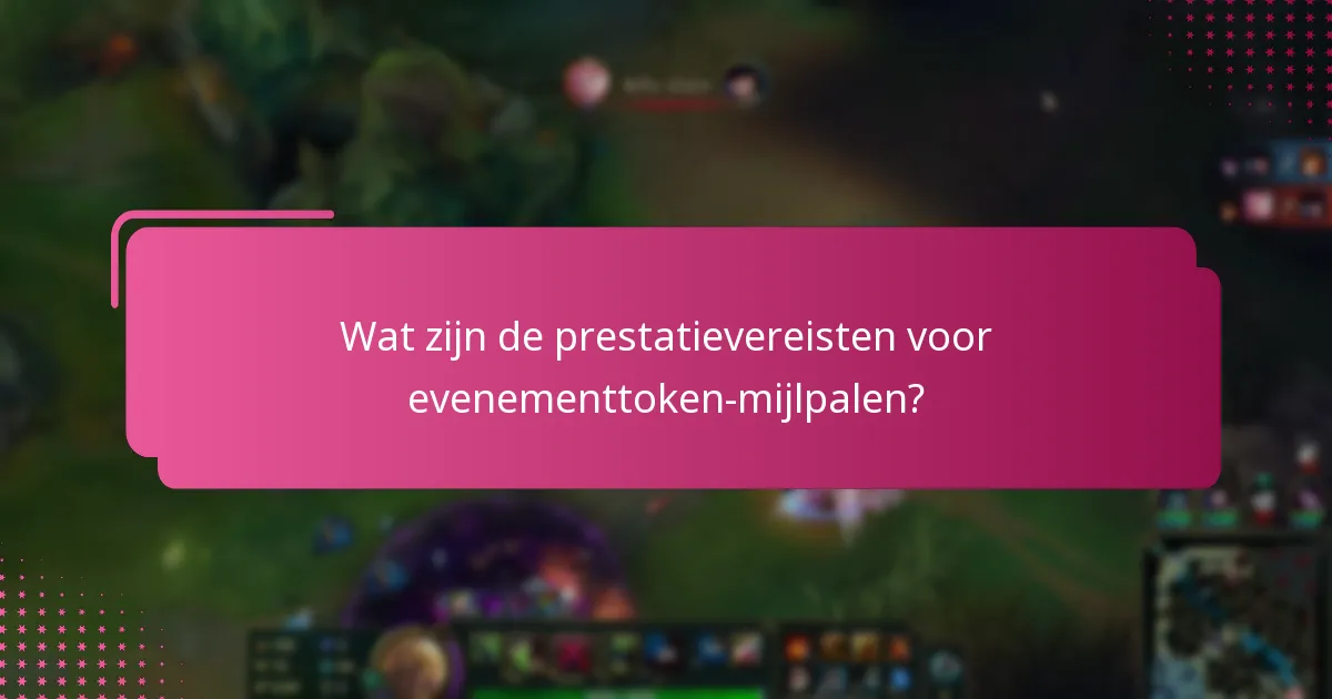 Hoe kan ik de voortgang naar evenementtoken-mijlpalen bijhouden?