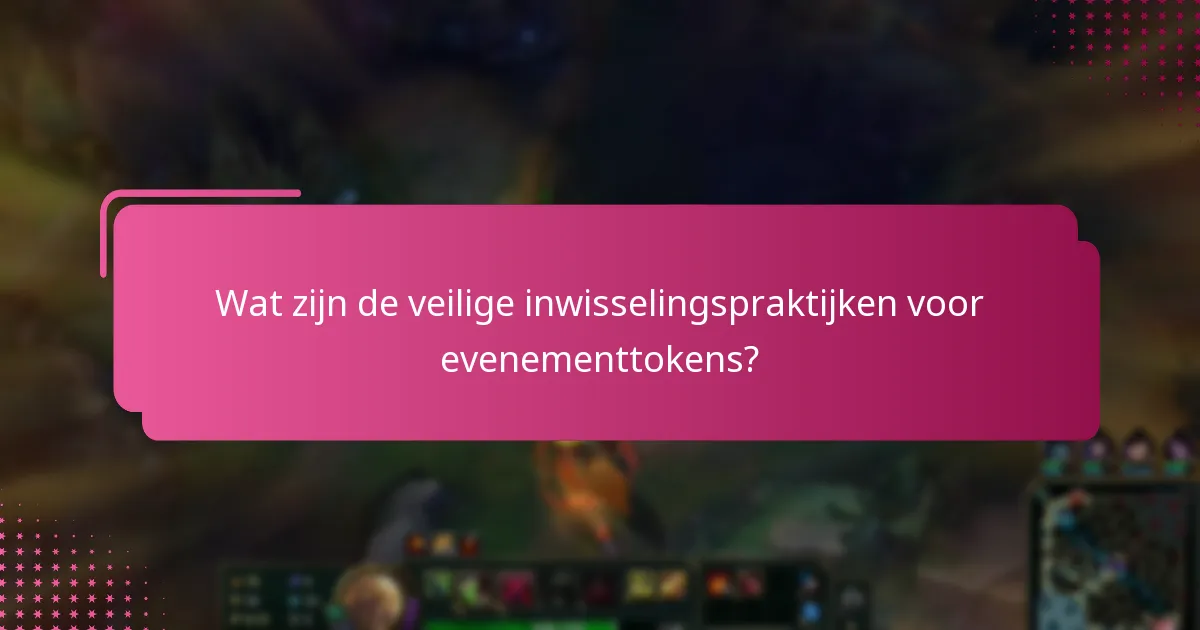 Hoe kan ik mijn accounts die aan evenementtokens zijn gekoppeld beschermen?