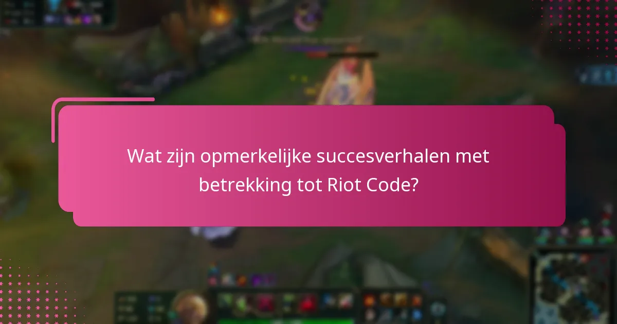 Welke suggesties hebben gebruikers gedaan voor het verbeteren van Riot Code?