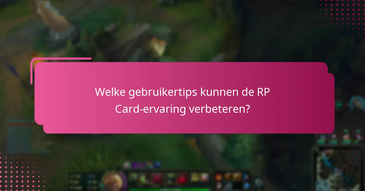 Welke alternatieven bestaan er voor RP Cards?